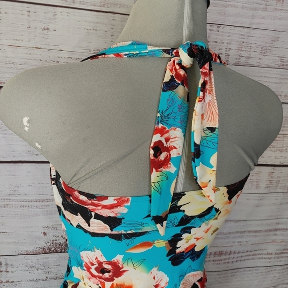 SEAFOLLY Kabuki Bloom Tankini Top Size XS - Picture 5 of 9